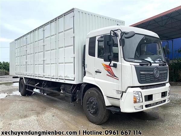 Xe tải thùng kín Container 7.2 tấn DONGFENG B180 dài 9.7M